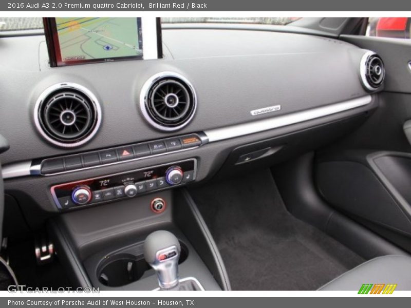 Brilliant Red / Black 2016 Audi A3 2.0 Premium quattro Cabriolet