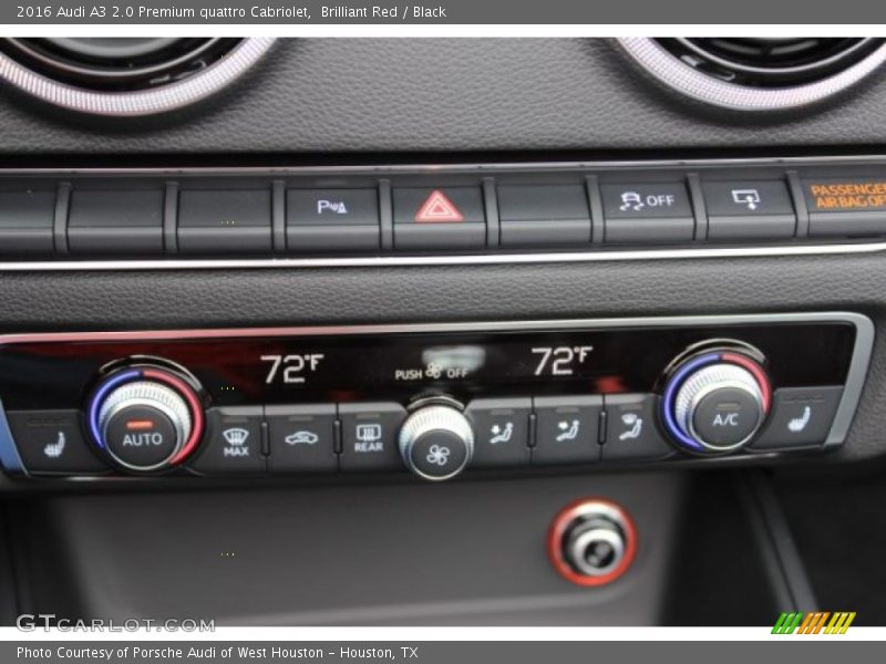 Controls of 2016 A3 2.0 Premium quattro Cabriolet