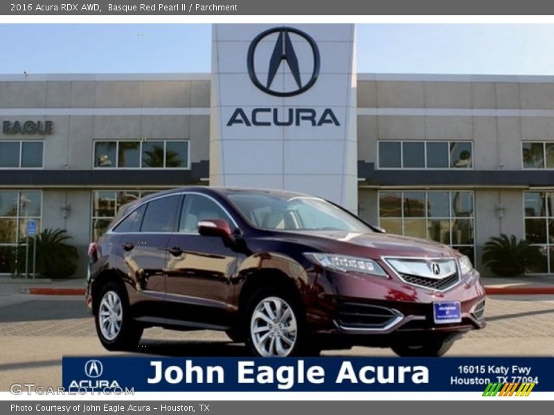 Basque Red Pearl II / Parchment 2016 Acura RDX AWD