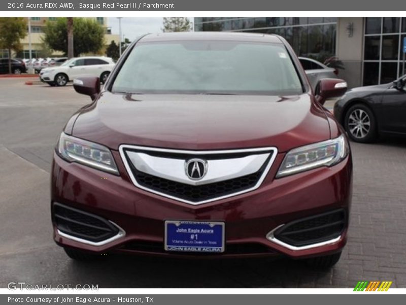 Basque Red Pearl II / Parchment 2016 Acura RDX AWD