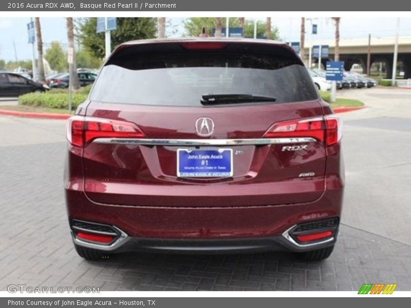 Basque Red Pearl II / Parchment 2016 Acura RDX AWD