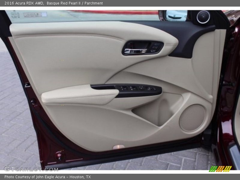 Basque Red Pearl II / Parchment 2016 Acura RDX AWD