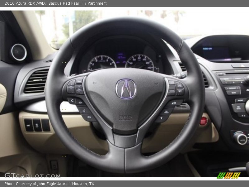 Basque Red Pearl II / Parchment 2016 Acura RDX AWD