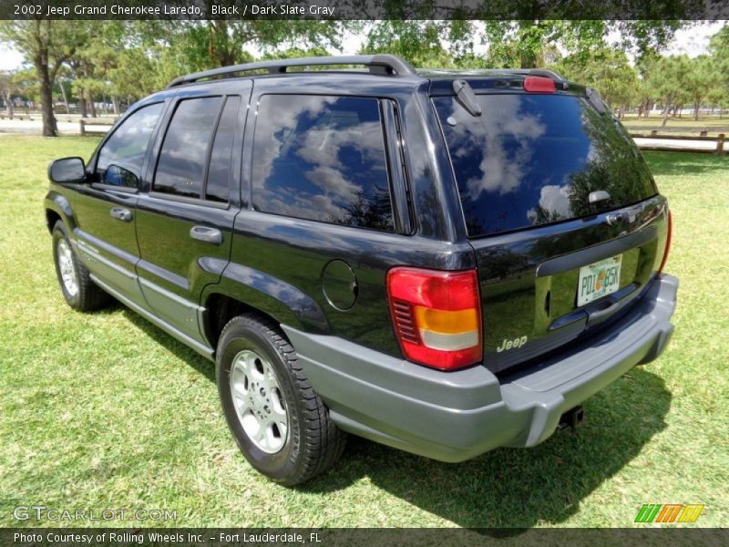 Black / Dark Slate Gray 2002 Jeep Grand Cherokee Laredo