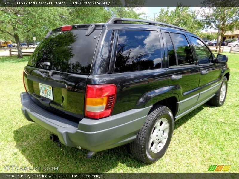 Black / Dark Slate Gray 2002 Jeep Grand Cherokee Laredo