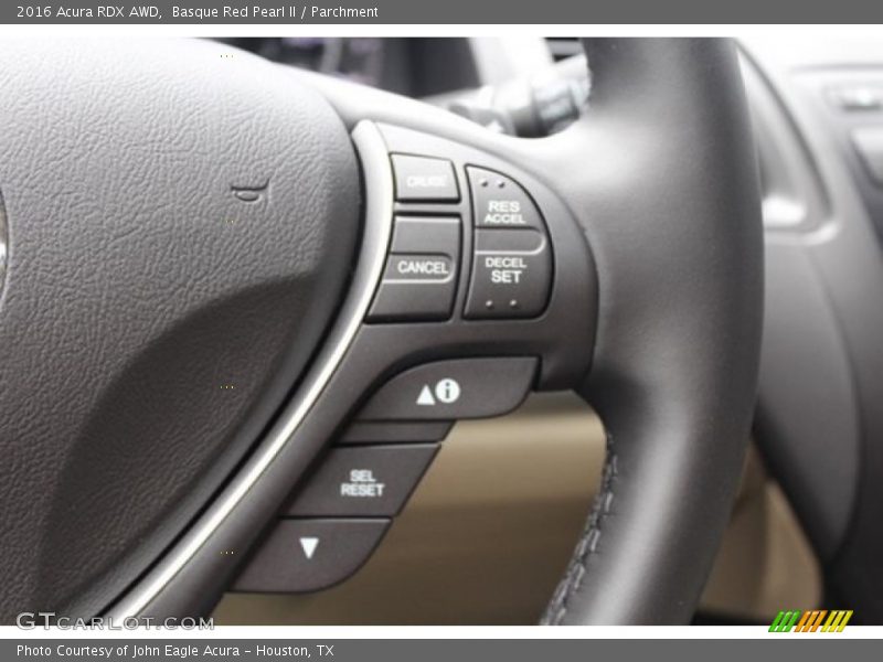 Basque Red Pearl II / Parchment 2016 Acura RDX AWD