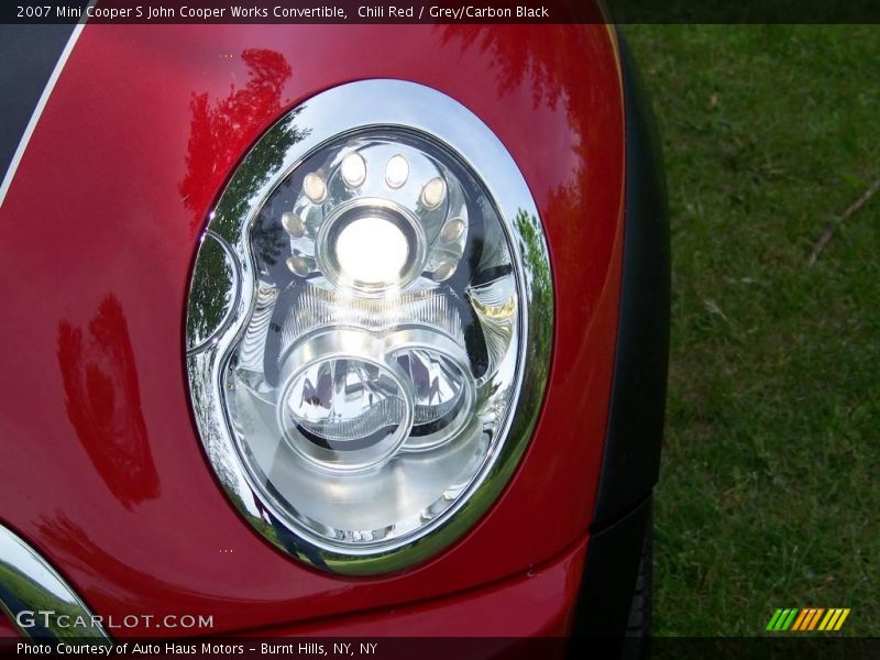 Chili Red / Grey/Carbon Black 2007 Mini Cooper S John Cooper Works Convertible