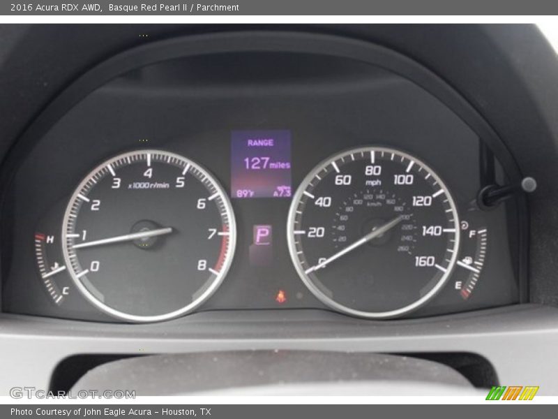 Basque Red Pearl II / Parchment 2016 Acura RDX AWD