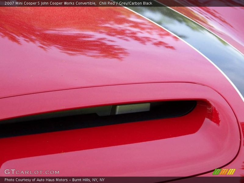 Chili Red / Grey/Carbon Black 2007 Mini Cooper S John Cooper Works Convertible