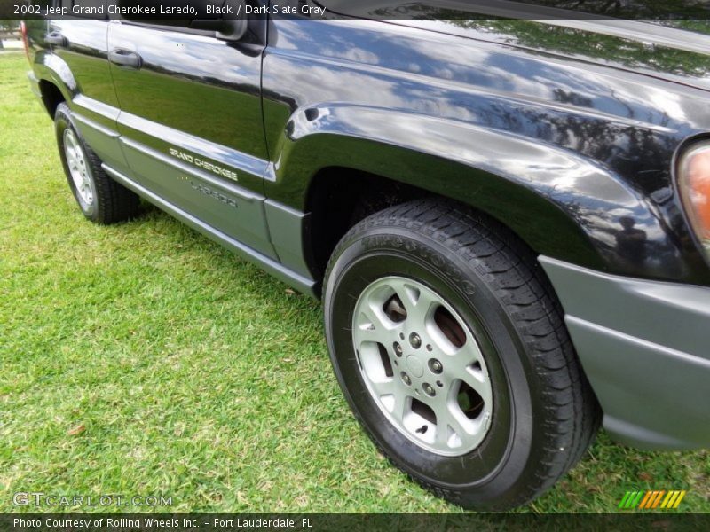 Black / Dark Slate Gray 2002 Jeep Grand Cherokee Laredo
