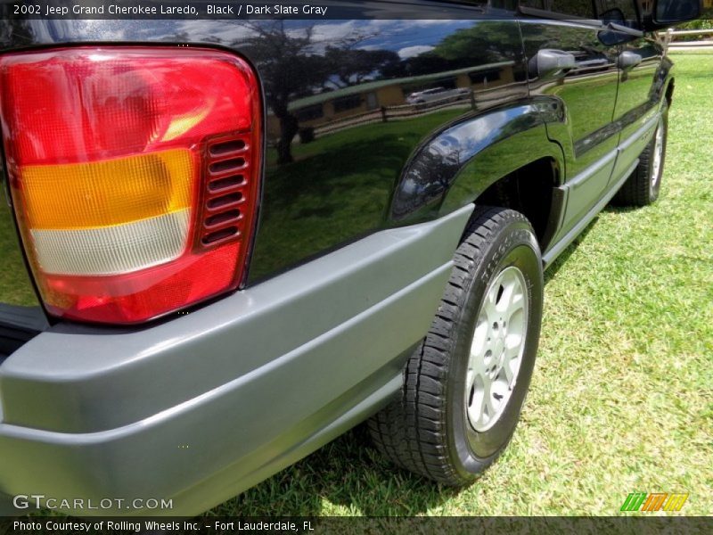 Black / Dark Slate Gray 2002 Jeep Grand Cherokee Laredo