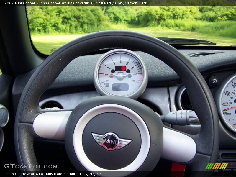 Chili Red / Grey/Carbon Black 2007 Mini Cooper S John Cooper Works Convertible
