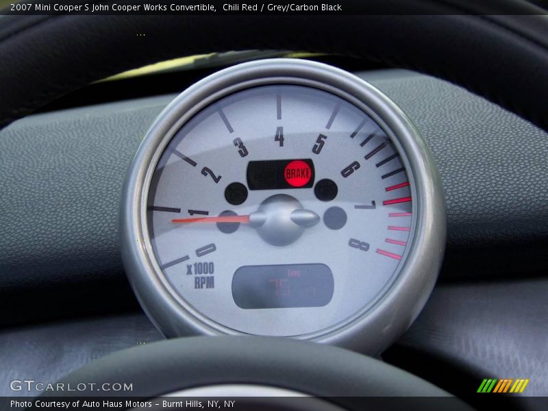 Chili Red / Grey/Carbon Black 2007 Mini Cooper S John Cooper Works Convertible