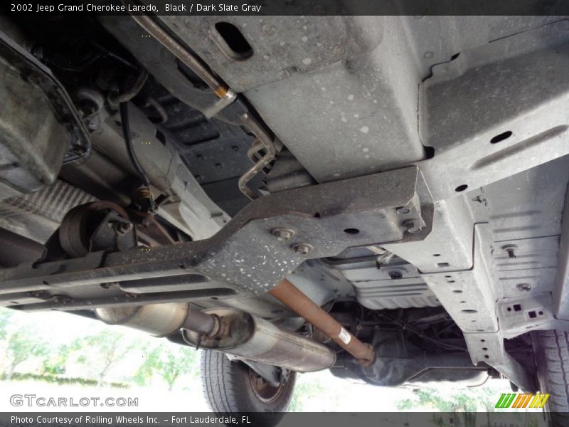 Undercarriage of 2002 Grand Cherokee Laredo