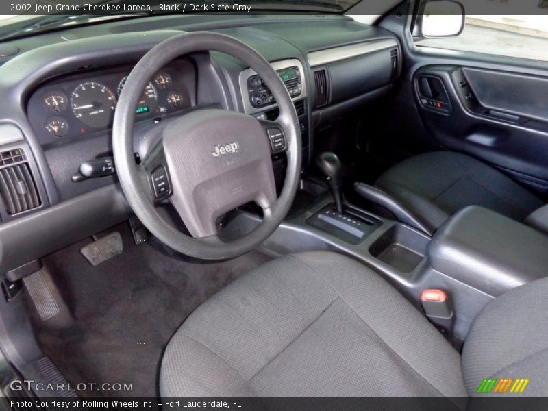 Dark Slate Gray Interior - 2002 Grand Cherokee Laredo 