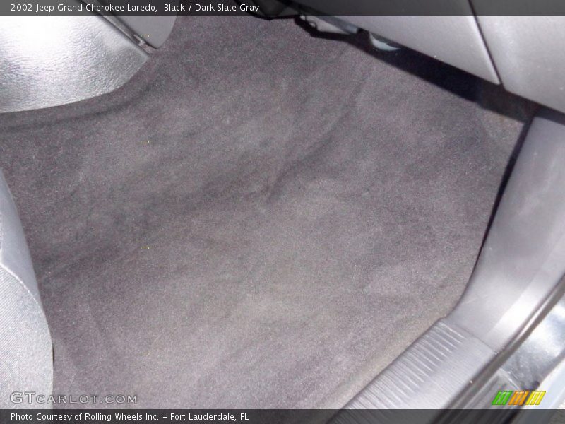 Black / Dark Slate Gray 2002 Jeep Grand Cherokee Laredo