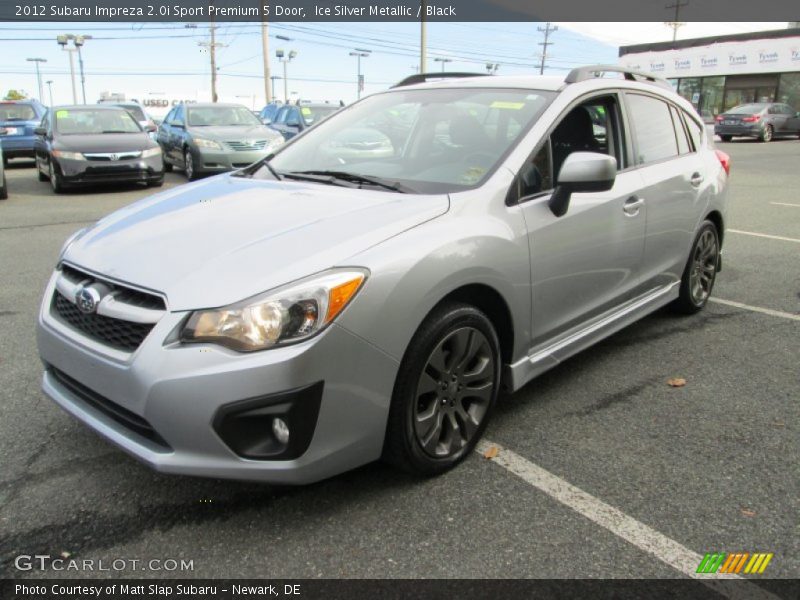 Ice Silver Metallic / Black 2012 Subaru Impreza 2.0i Sport Premium 5 Door