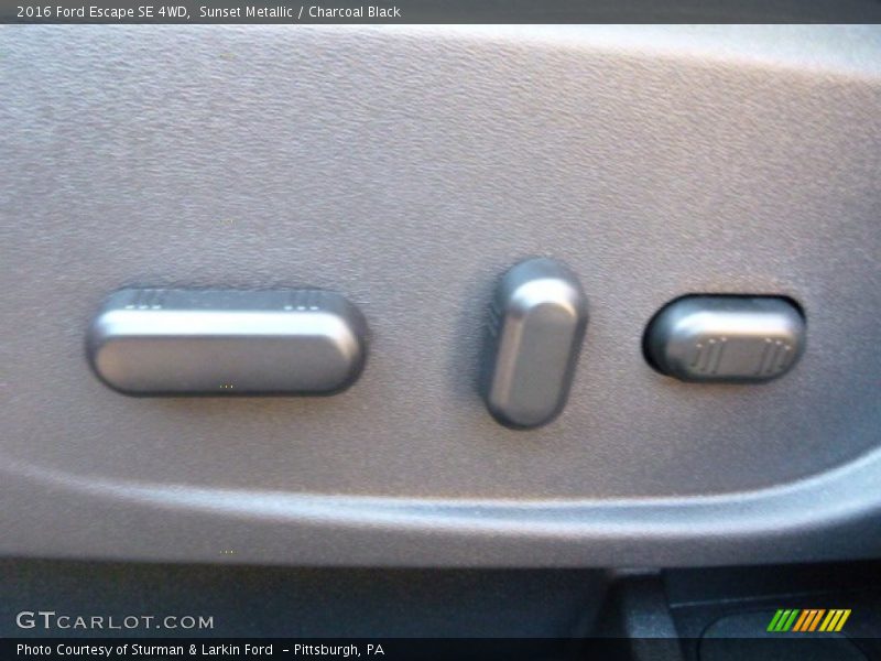 Sunset Metallic / Charcoal Black 2016 Ford Escape SE 4WD