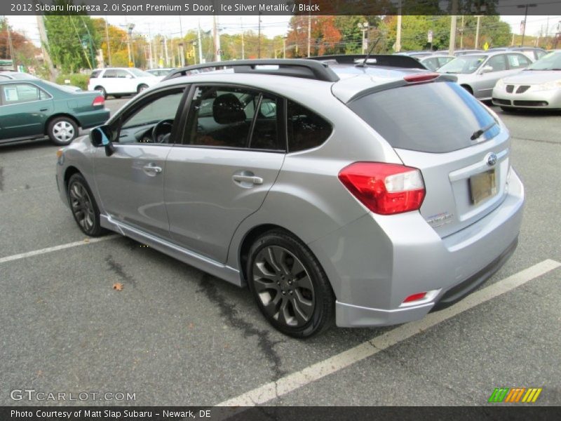 Ice Silver Metallic / Black 2012 Subaru Impreza 2.0i Sport Premium 5 Door