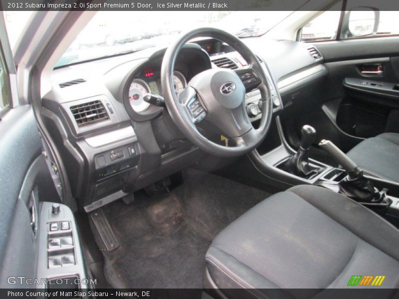 Ice Silver Metallic / Black 2012 Subaru Impreza 2.0i Sport Premium 5 Door