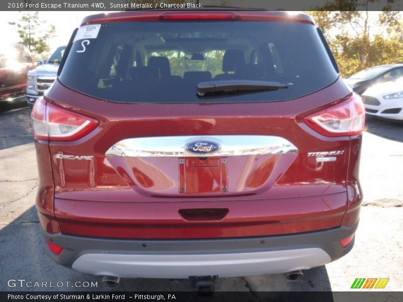 Sunset Metallic / Charcoal Black 2016 Ford Escape Titanium 4WD