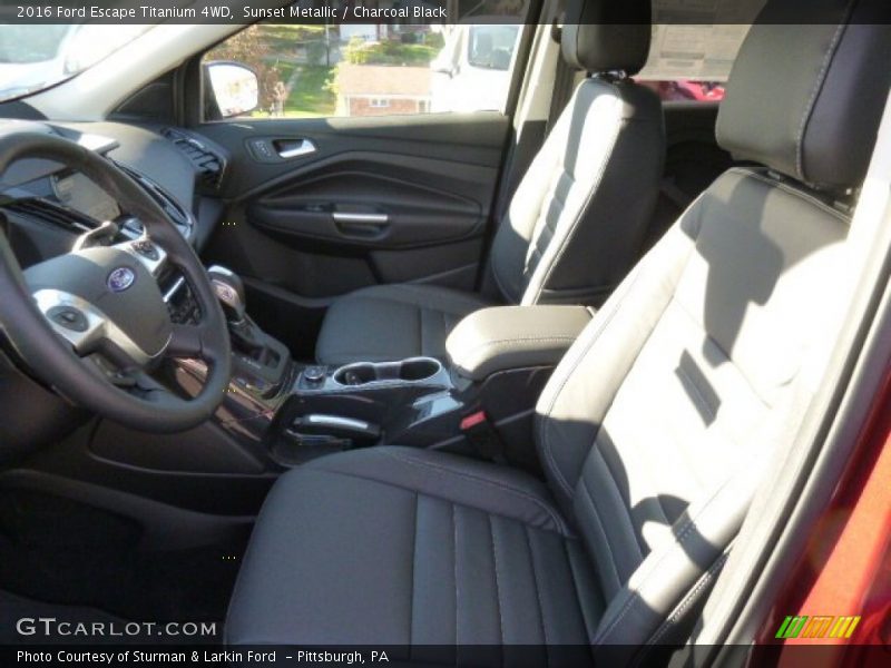 Sunset Metallic / Charcoal Black 2016 Ford Escape Titanium 4WD