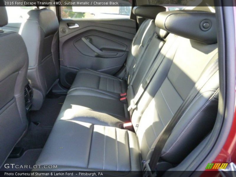 Sunset Metallic / Charcoal Black 2016 Ford Escape Titanium 4WD
