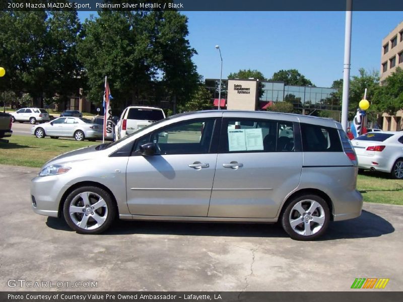 Platinum Silver Metallic / Black 2006 Mazda MAZDA5 Sport