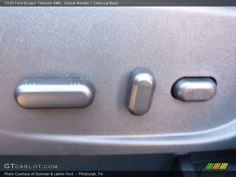 Sunset Metallic / Charcoal Black 2016 Ford Escape Titanium 4WD