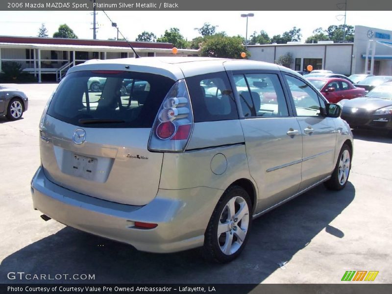Platinum Silver Metallic / Black 2006 Mazda MAZDA5 Sport