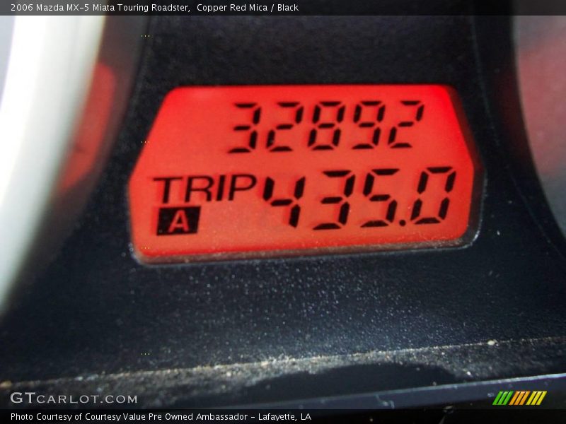 Copper Red Mica / Black 2006 Mazda MX-5 Miata Touring Roadster