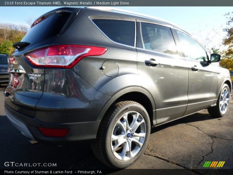 Magnetic Metallic / Medium Light Stone 2016 Ford Escape Titanium 4WD