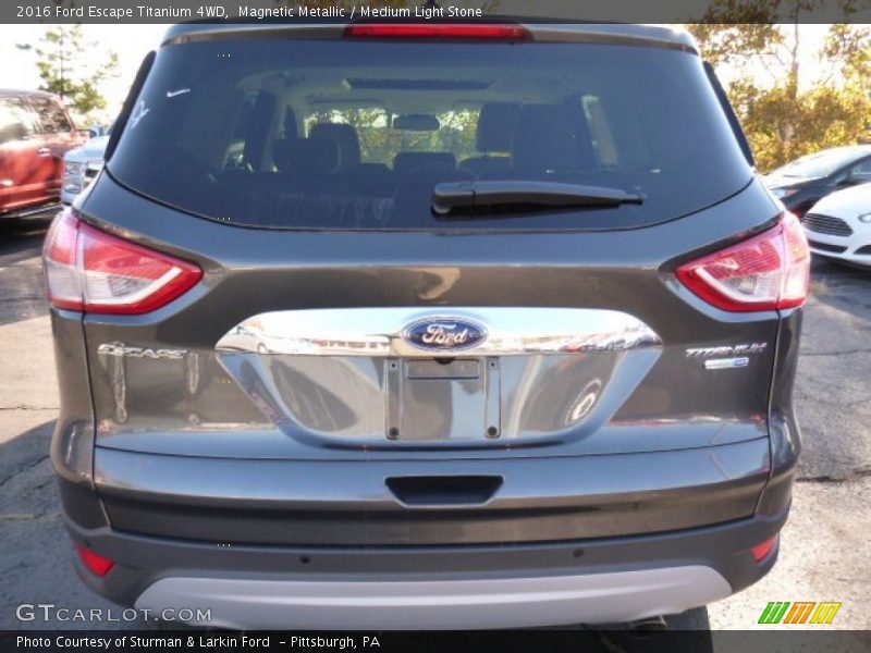 Magnetic Metallic / Medium Light Stone 2016 Ford Escape Titanium 4WD