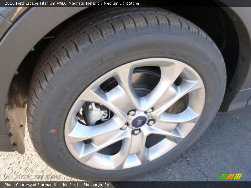 Magnetic Metallic / Medium Light Stone 2016 Ford Escape Titanium 4WD