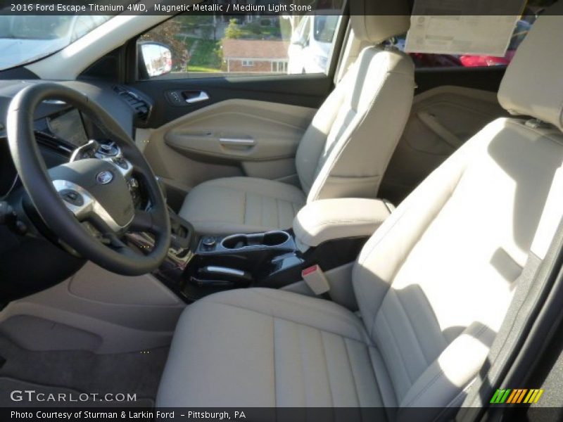 Magnetic Metallic / Medium Light Stone 2016 Ford Escape Titanium 4WD