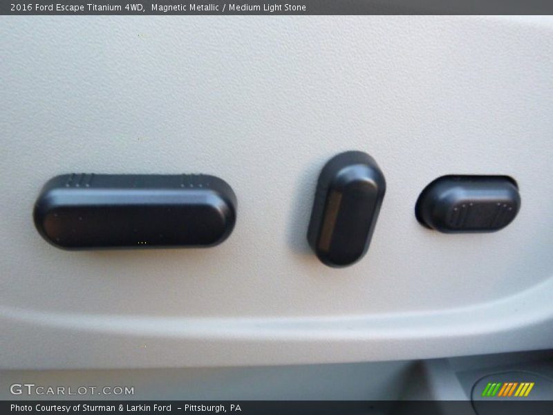 Magnetic Metallic / Medium Light Stone 2016 Ford Escape Titanium 4WD