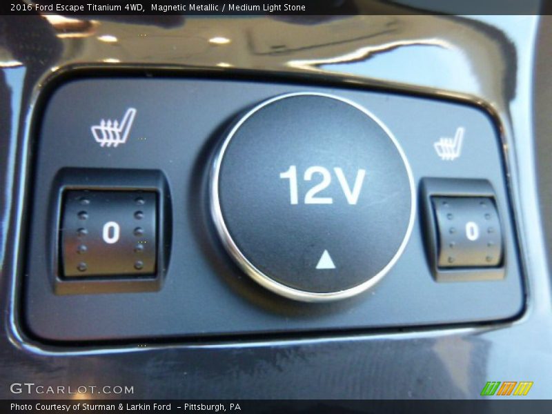 Magnetic Metallic / Medium Light Stone 2016 Ford Escape Titanium 4WD