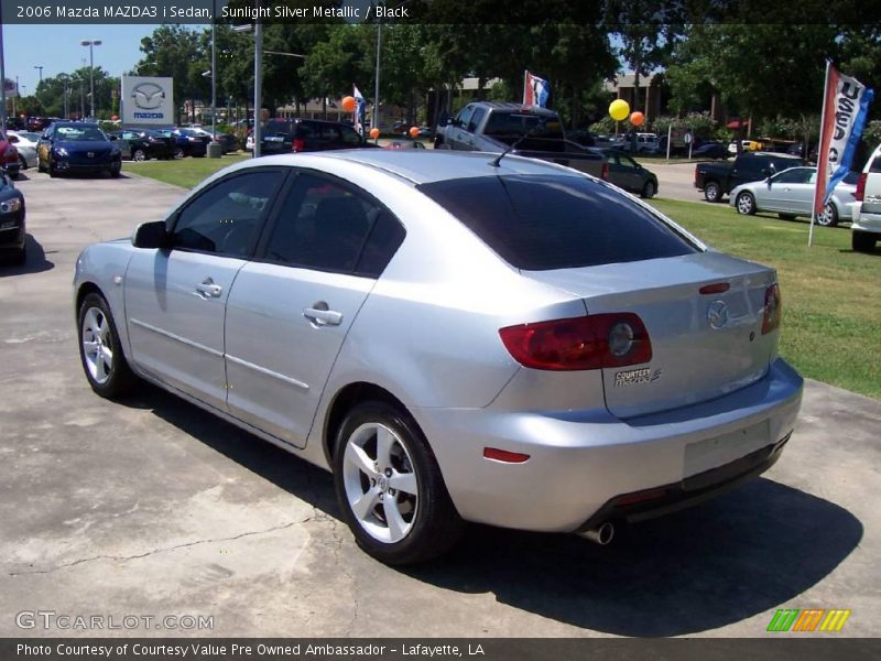 Sunlight Silver Metallic / Black 2006 Mazda MAZDA3 i Sedan