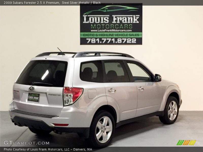 Steel Silver Metallic / Black 2009 Subaru Forester 2.5 X Premium