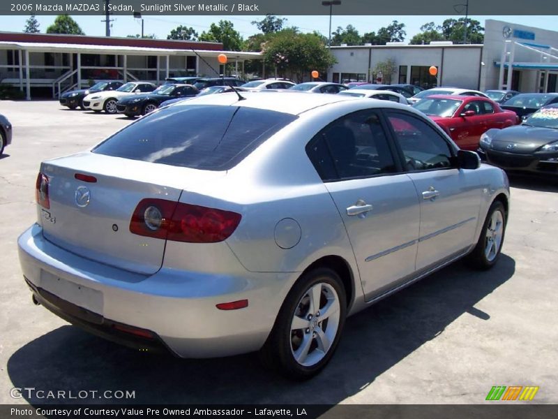 Sunlight Silver Metallic / Black 2006 Mazda MAZDA3 i Sedan