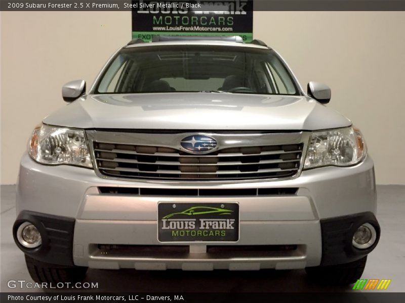 Steel Silver Metallic / Black 2009 Subaru Forester 2.5 X Premium
