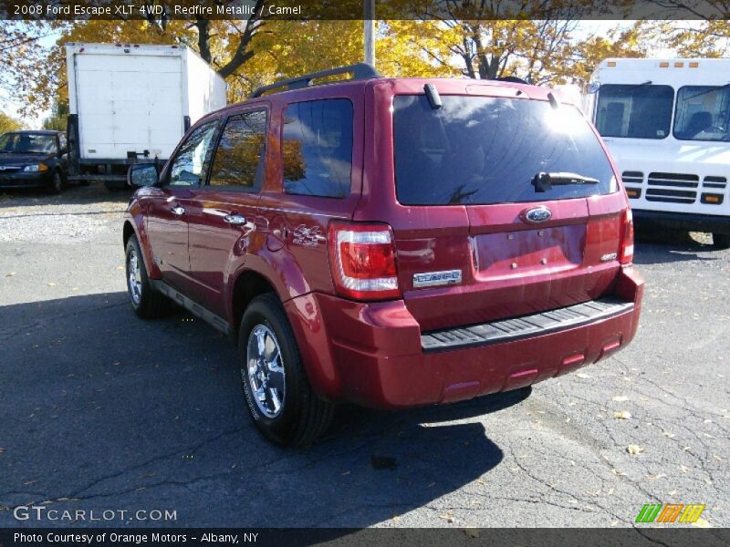 Redfire Metallic / Camel 2008 Ford Escape XLT 4WD