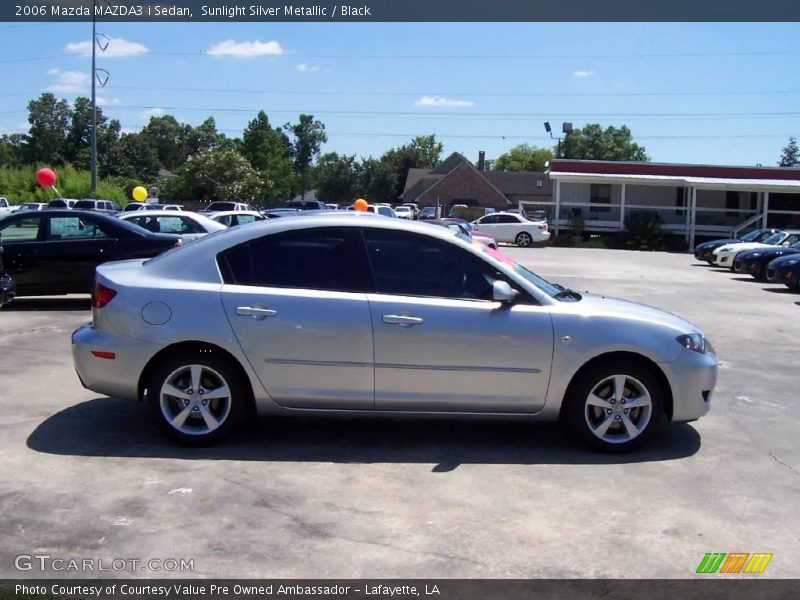 Sunlight Silver Metallic / Black 2006 Mazda MAZDA3 i Sedan