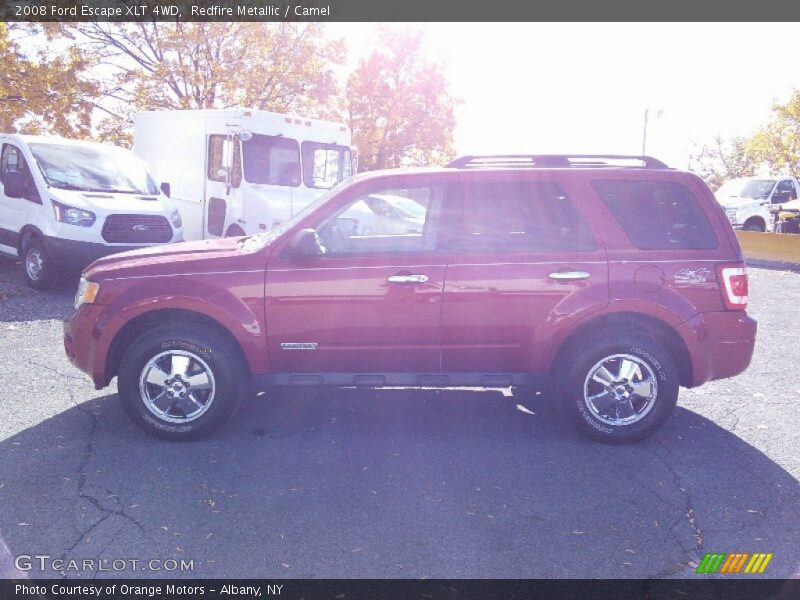 Redfire Metallic / Camel 2008 Ford Escape XLT 4WD