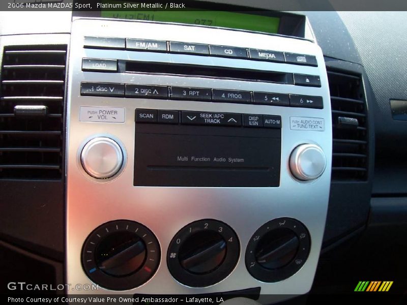 Platinum Silver Metallic / Black 2006 Mazda MAZDA5 Sport