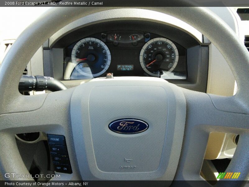 Redfire Metallic / Camel 2008 Ford Escape XLT 4WD