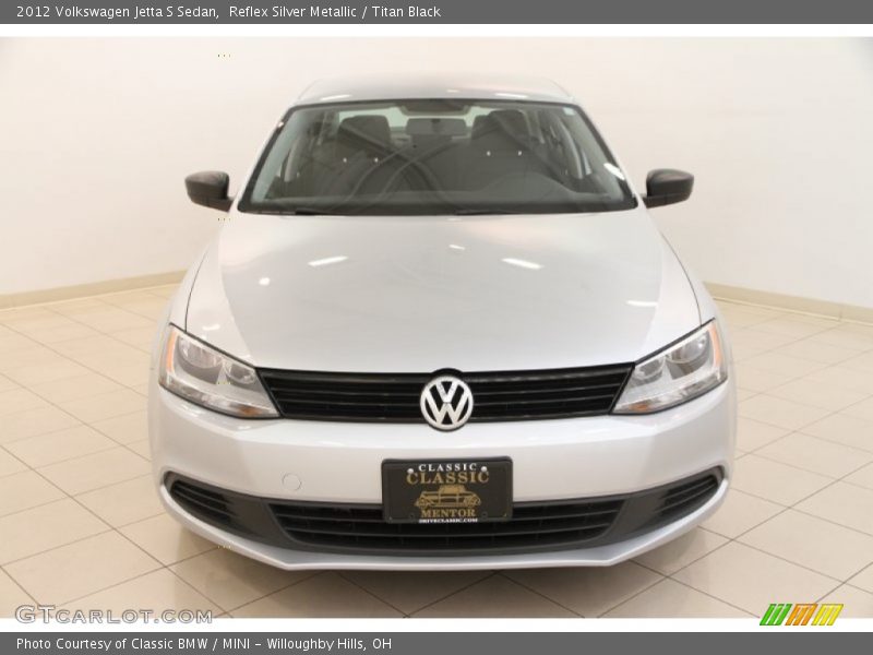 Reflex Silver Metallic / Titan Black 2012 Volkswagen Jetta S Sedan