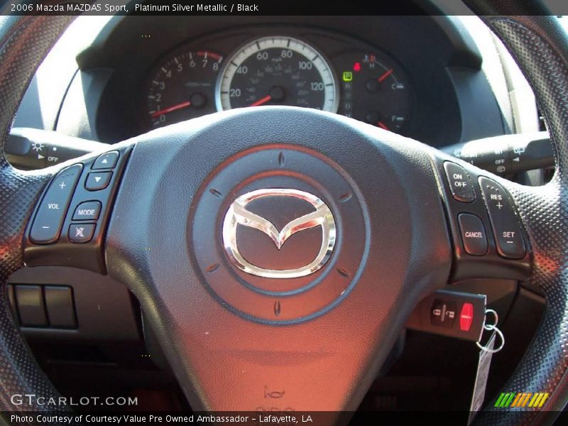 Platinum Silver Metallic / Black 2006 Mazda MAZDA5 Sport