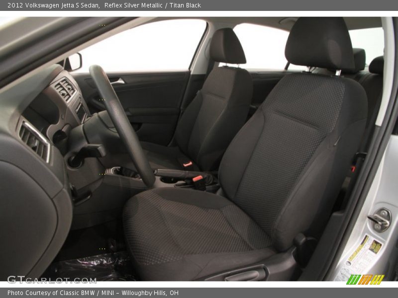 Reflex Silver Metallic / Titan Black 2012 Volkswagen Jetta S Sedan