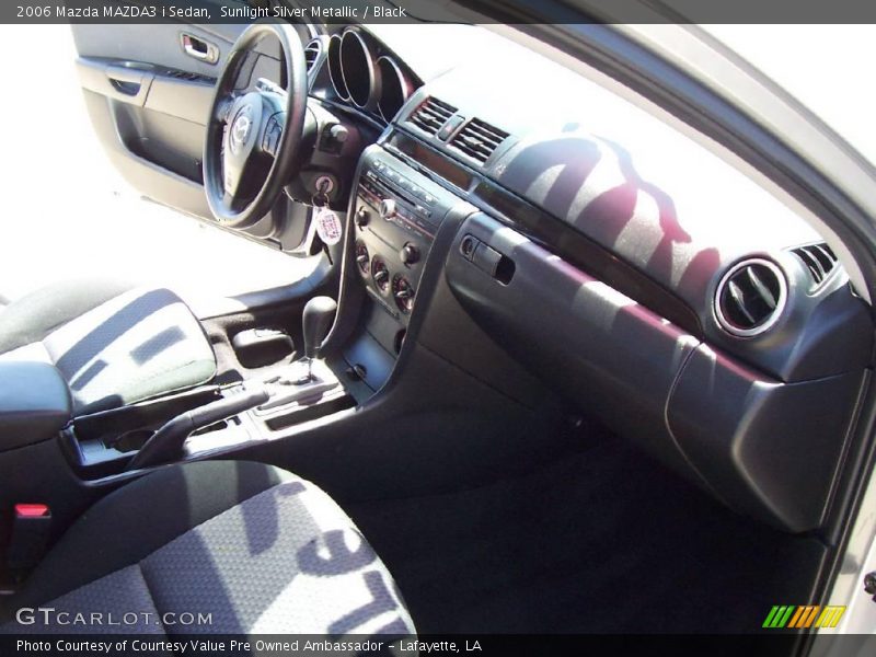 Sunlight Silver Metallic / Black 2006 Mazda MAZDA3 i Sedan